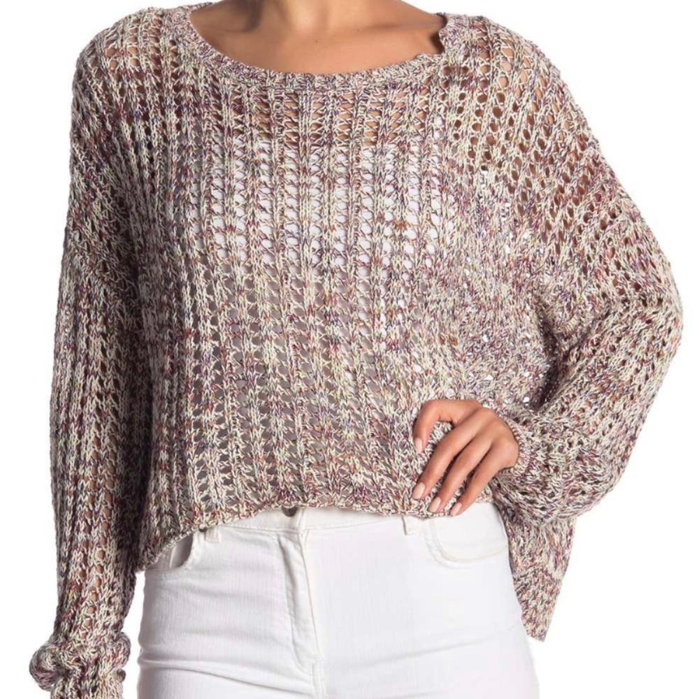 Melrose and Market 1X Long Sleeve Knit Sweater